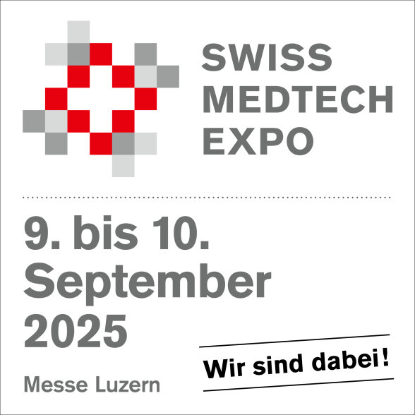 Social-Media-Signatur Swiss Medtech Expo 2025 – deutsch