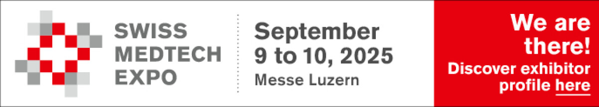Mail-Signatur Swiss Medtech Expo 2025 – englisch